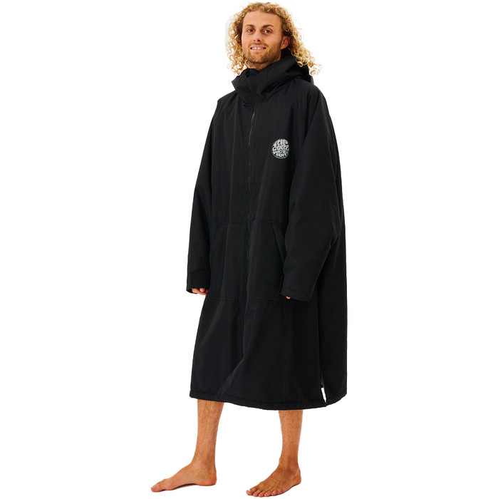 2023 Rip Curl Surf Series Hooded Changing Robe / Poncho 005MTO - Black